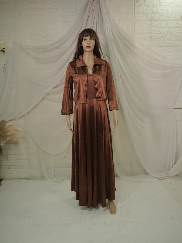 Women Two Piece Velvet Gown