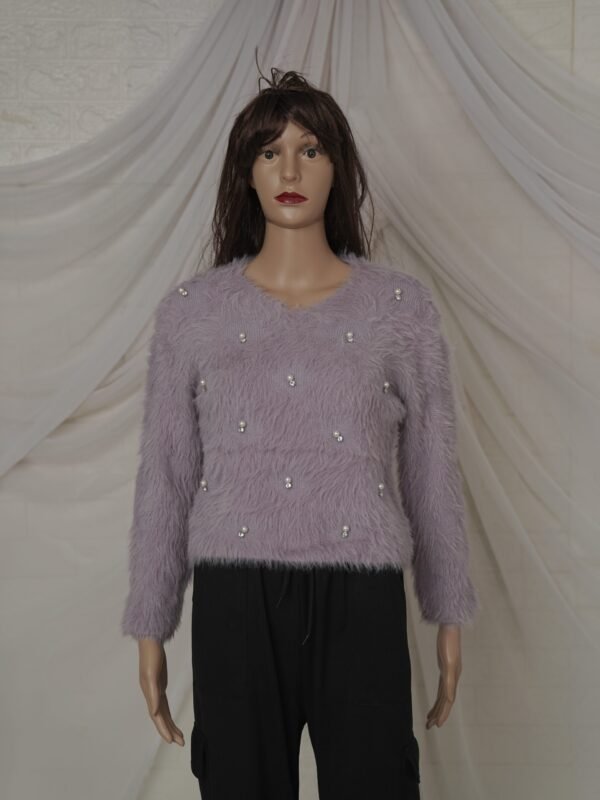 Women trendy Purple Sweater