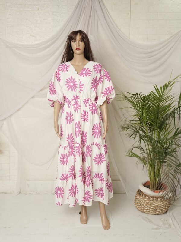 Floral Printed Midi Dress