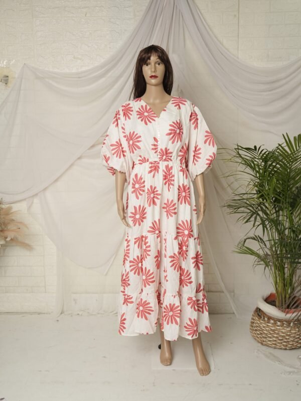 Floral Printed Midi Dress