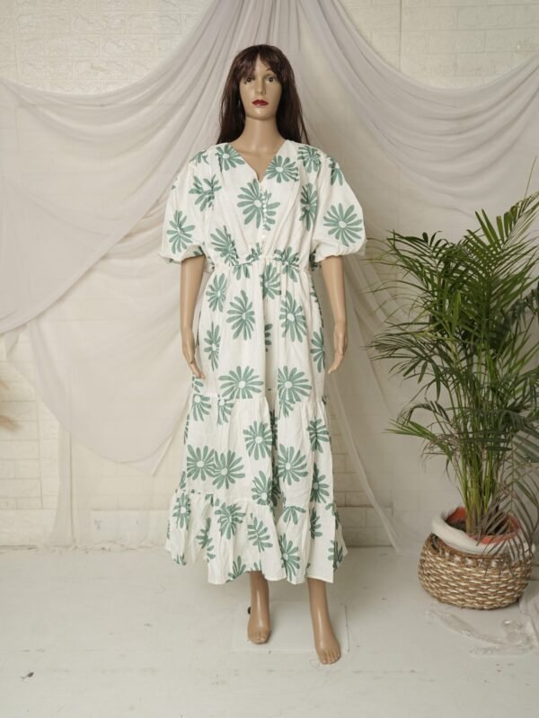 Floral Printed Midi Dress