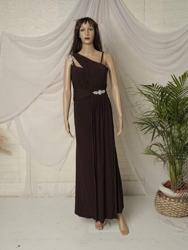 Women Long Dress- Brown